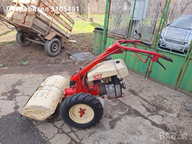 Мотоблок Pasquali ACME 15к.с.  фреза голям Italy, снимка 13 - Градинска техника - 49415663