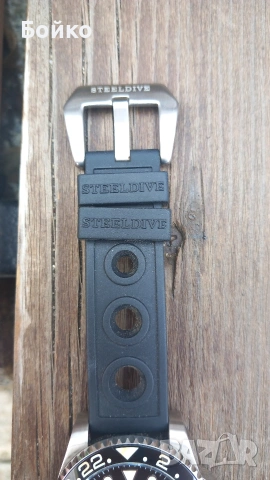 Steeldive GMT Seiko NH34, снимка 9 - Мъжки - 53696616