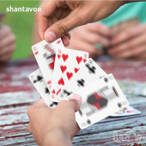 Весели размазани карти за игра, снимка 5 - Карти за игра - 44602554
