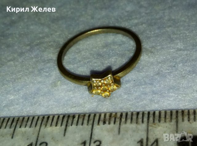 ФИН ЗВЕЗДОВИДЕН СКЪПОЦЕНЕН СРЕБЪРЕН ПРЪСТЕН СРЕБРО 925 с ФАСЕТИРАНИ ЦИРКОНИ РЪЧНА ИЗРАБОТКА 40076, снимка 5 - Пръстени - 42464548