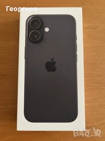 Нов! iPhone 16 ,128 GB , Black / Неразпечатан, снимка 2 - Apple iPhone - 56366832