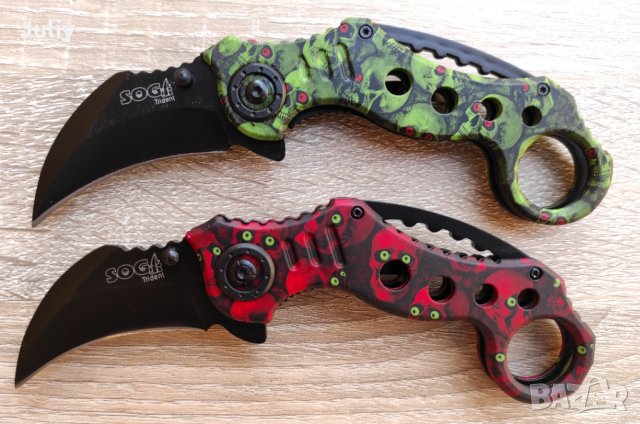 Сгъваем нож /карамбит/ FOX DA30, снимка 4 - Ножове - 16707733