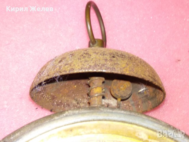 JUNGHANS Стар КОЛЕКЦИОНЕРСКИ МЕХАНИЧЕН НЕМСКИ БУДИЛНИК от ЦАРСКО ВРЕМЕ ЮНГХАНС 43682, снимка 5 - Антикварни и старинни предмети - 44463799