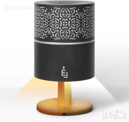 Earnest Living класически дифузер за нощна лампа за етерични масла, 260 мл, таймери, с автоматично 