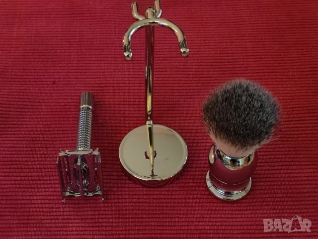 Сребрист комплект за бръснене TRENDHIM. , снимка 5 - Мъжка козметика - 50869051