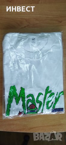 Бели тениски с цветни щампи отпред   - 100% памук, снимка 6 - Тениски - 15245338