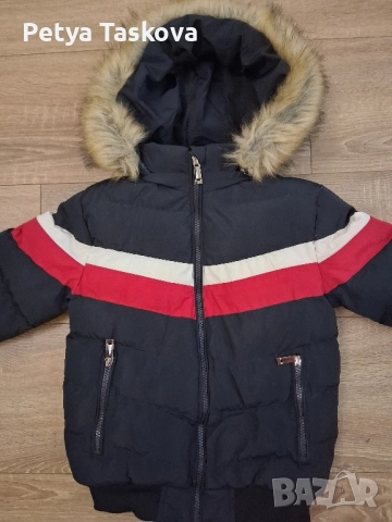 Детско зимно яке без забележки размер 110, снимка 4 - Детски якета и елеци - 52376720