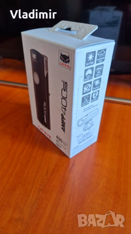 Преден фар CAT Eye ampp 400s, снимка 3 - Аксесоари за велосипеди - 53666729