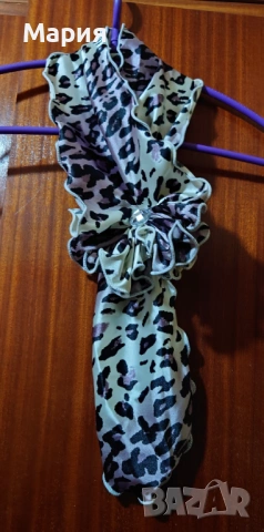 Шал с принт и цвете, снимка 5 - Шалове - 53493753