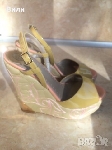 Луксозни, бутикови, оригинални дамски обувки  VERSACE  №36, снимка 4 - Дамски елегантни обувки - 26288550