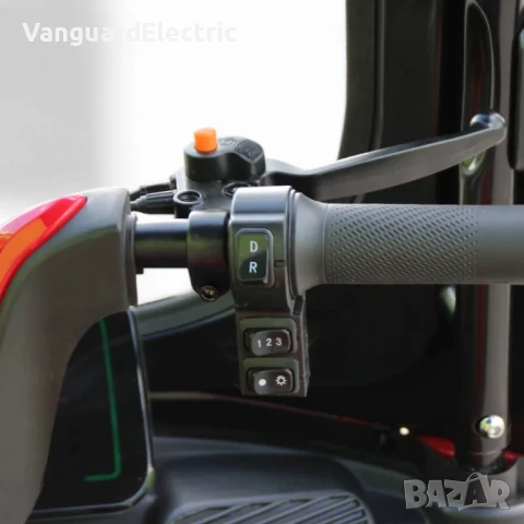 Електрическа Триколка с твърд покрив Apple X3+ 1800W - Червена, снимка 7 - Мотоциклети и мототехника - 51271728