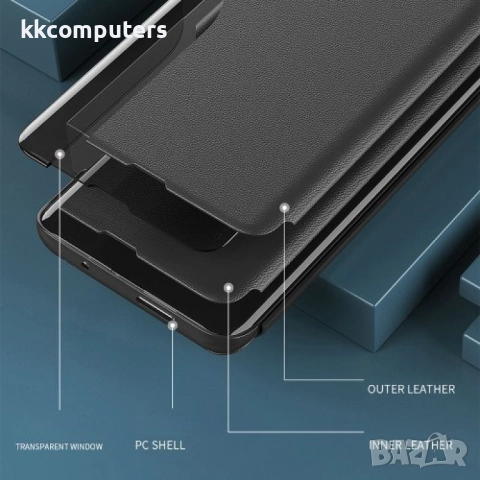 Samsung Galaxy A16 5G / A16 4G View Window Кожен Калъф и Протектор, снимка 4 - Калъфи, кейсове - 52238052