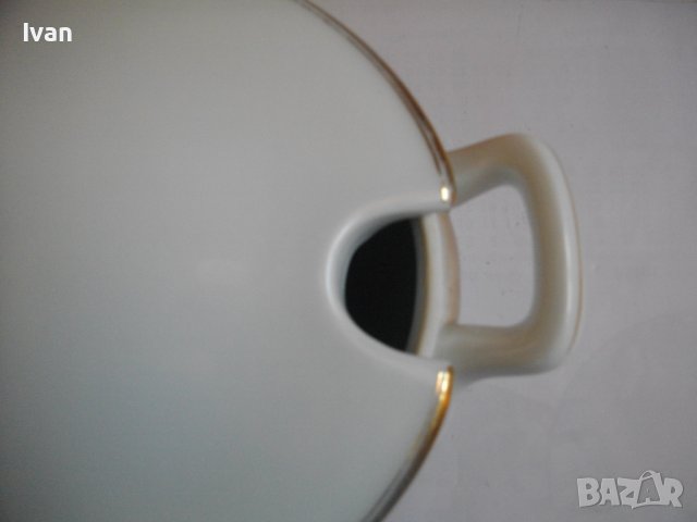 BAVARIA-Нов Голям Немски Порцеланов Супник-Златен Кант-Бавария, снимка 5 - Сервизи - 39726832