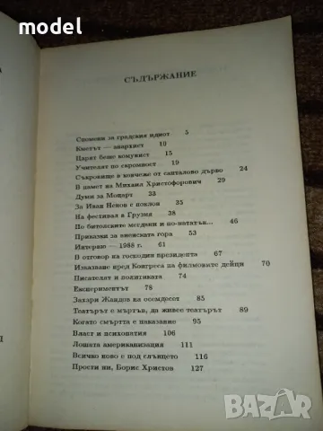Спомени за градския идиот - Георги Данаилов, снимка 2 - Други - 48567552