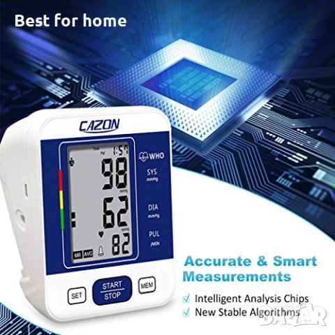 Апарат за кръвно налягане CAZON, снимка 4 - Уреди за диагностика - 41918076