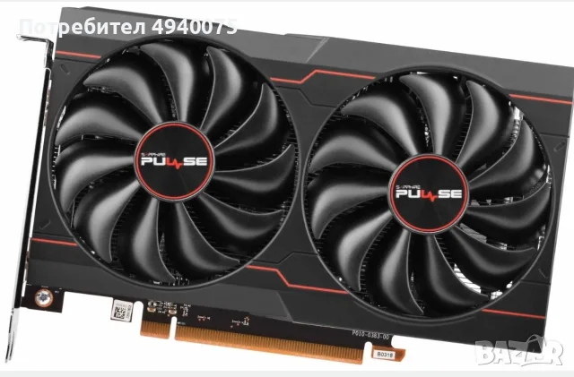 Видеокарта Radeon RX6500XT 4GB Sapphire, снимка 2 - Видеокарти - 55965644