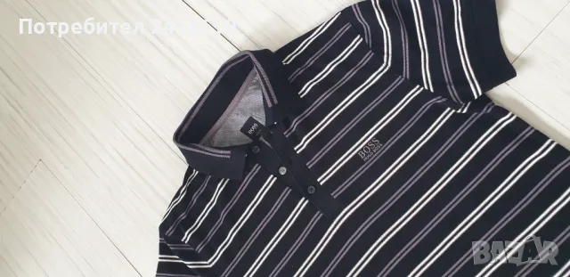 Hugo Boss Pique Cotton Stretch Mens Size 50 / L НОВО!  ОРИГИНАЛНА Тениска!