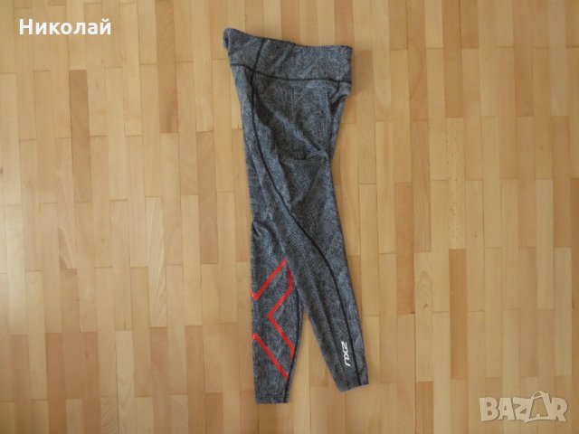 2XU Mid-Rise Print Compression Women's Tights UPF50+ sun protection, снимка 3 - Клинове - 33898551