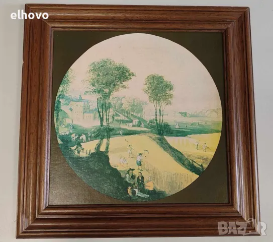 Картина/принт в дървена рамка, лято#2