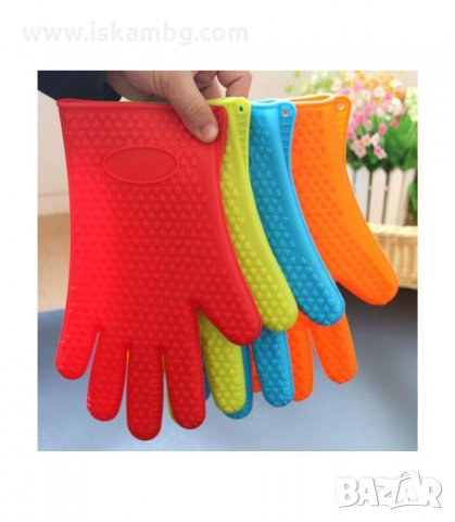 ДОМАКИНСКА СИЛИКОНОВА РЪКАВИЦА, РЪКОХВАТКА С 5 ПРЪСТА - код 2081, снимка 7 - Аксесоари за кухня - 33950522