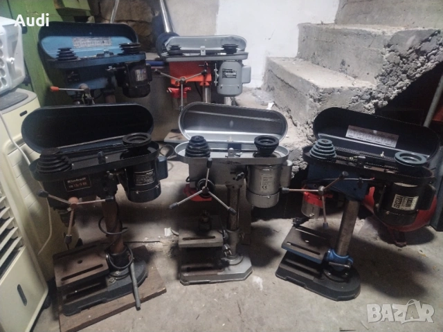 Продавам 5 бр. настолни бормашини 