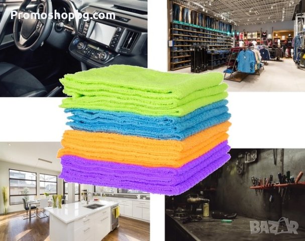 Комплект микрофибърни кърпи - 12 бр, снимка 4 - Други - 42161896