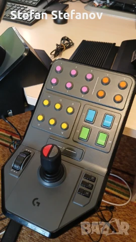 Logitech Saitek G Heavy Equipment волан компект за farming simulator Play Station компютър камион, снимка 3 - Джойстици и геймпадове - 51345785