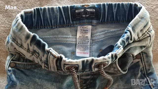 Дънки Next, Риза Zara, Панталон H&M размери 86 и 92, снимка 8 - Панталони и долнища за бебе - 52637768