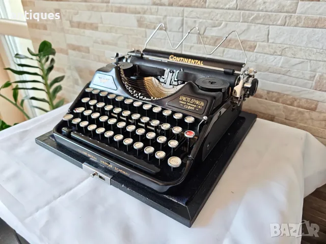 Стара пишеща машина Continental WW - Made in Germany - 1930 год. - Антика, снимка 5 - Антикварни и старинни предмети - 55886805
