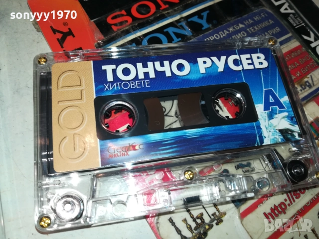 ТОНЧО РУСЕВ-ОРИГИНАЛНА КАСЕТА 2309251055, снимка 2 - Аудио касети - 51804713