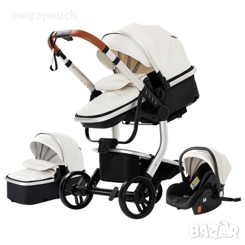 Модулна трансформираща бебешка количка 3в1 L-Sun, снимка 3 - Детски колички - 41711959