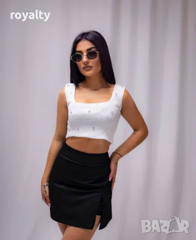 Черна дамска пола 