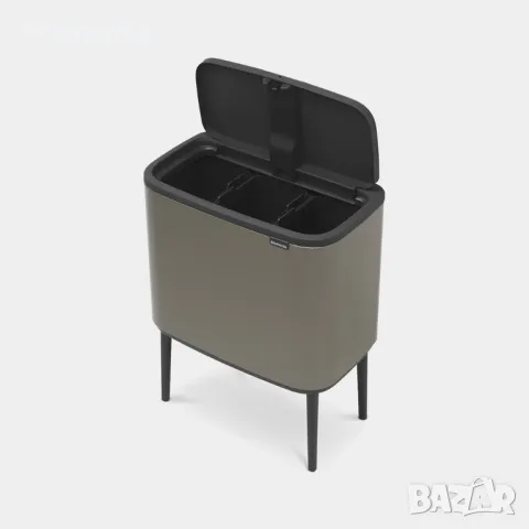 Кош за смет Brabantia Bo Touch 316043 33литра кош за отпадъци разделно събиране 3 отделения, снимка 4 - Други стоки за дома - 48994099