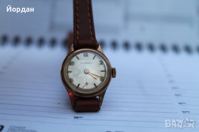 Швейцарски дамски часовник  ''Cortebert'' 17 камъка, снимка 6 - Дамски - 41435501