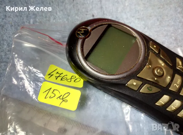 MOTOROLA C115 Стар КОЛЕКЦИОНЕРСКИ МОБИЛЕН ТЕЛЕФОН GSM АПАРАТ МОТОРОЛА 47680, снимка 9 - Motorola - 47614340