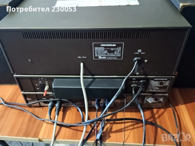 Система ,,Universum" 3 компонентна дек, тунер, усилвател + оригиналните тонколони, снимка 6 - Аудиосистеми - 52342616