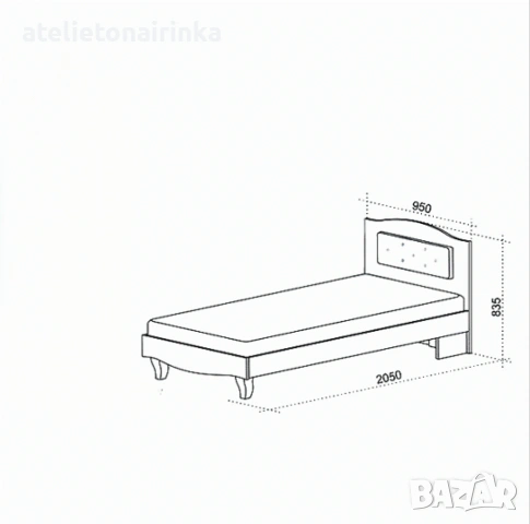 Детско легло Барби, снимка 2 - Мебели за детската стая - 46385063