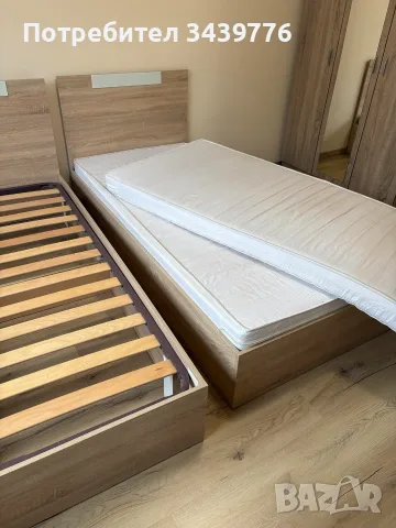 Продавам единично легло 2бр., снимка 3 - Спални и легла - 56200579