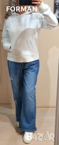 СТРАХОТЕН бял суичър, снимка 3 - Суичъри - 48176510