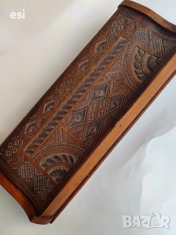 Стара дървена кутия, снимка 6 - Колекции - 53869074