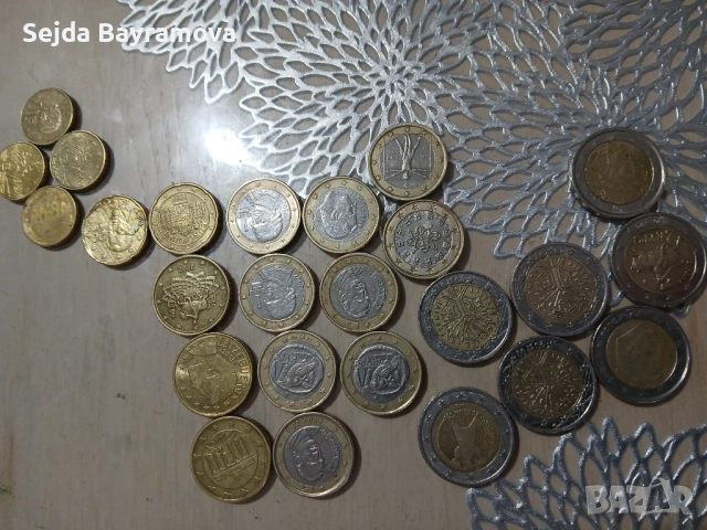 Продавам евро монети
