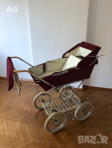 Ретро бебешка количка , снимка 9 - Детски колички - 56083068