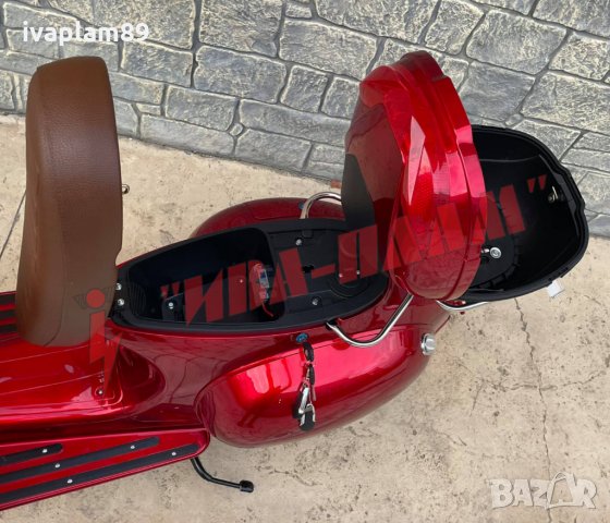 Електрически скутер Elektro Futura дизайн Vespa 4000W 20Ah/7 4000W 20Ah/72V+документи за регистрация, снимка 9 - Мотоциклети и мототехника - 34447495