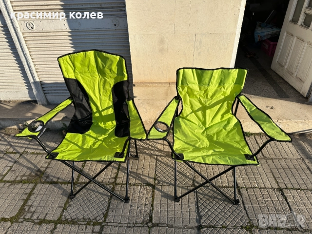 2 броя сгъваеми нови къмпинг стола, снимка 2 - Къмпинг мебели - 52914449