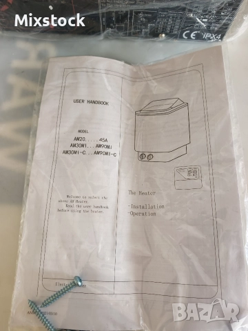 Чисто нова печка за сауна VEVOR – 9kW (с вградено управление), снимка 5 - Отоплителни печки - 52914340