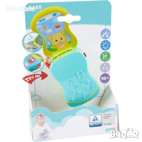 Бебешки забавен флип телефон -с музика и светлини