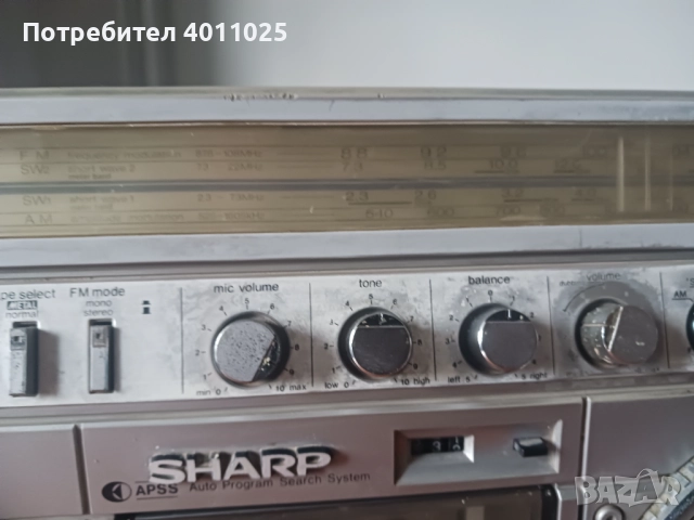 Sharp gf-8787 за части, снимка 7 - Радиокасетофони, транзистори - 51608830