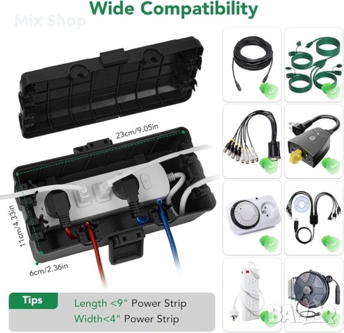 Нова Външна електрическа кутия, Водоустойчив, устойчив на атмосферни влияния, снимка 3 - Други стоки за дома - 53798032