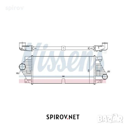 Интеркулер Mercedes W163 ML270 1998-2005 A1635000700, снимка 3 - Части - 55744945