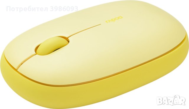 Безжична мишка Rapoo M660, жълт - RAPOO-14382, снимка 2 - Клавиатури и мишки - 44229388